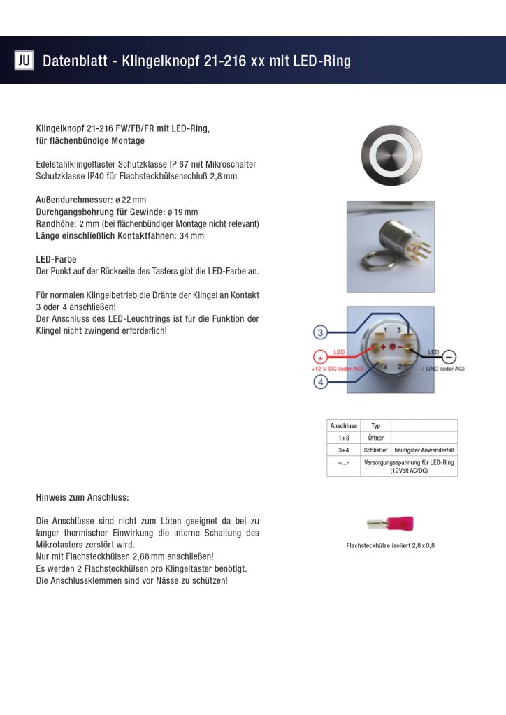 Schaltplan Klingeltaster